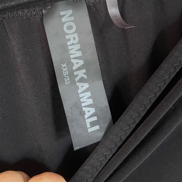 NORMA KAMALI Black off the shoulder top XXS - Picture 6 of 7